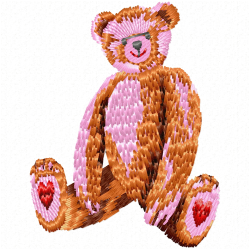 Teddy Embroidery Design 12 Teddy Embroidery Design 12